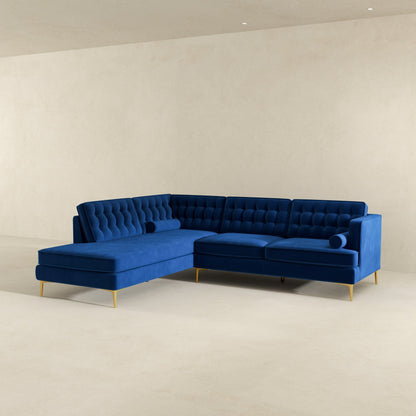 Brooke - Velvet Sectional Sofa