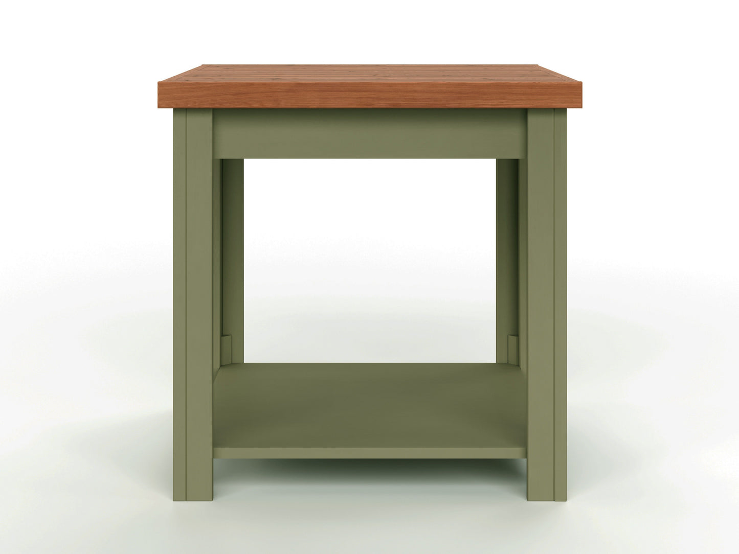 Vineyard - Side Table - Sage Green, Fruitwood