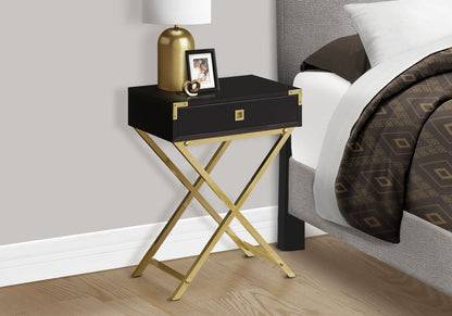 Accent Side Table, Storage Drawer, Stylish Design Contemporary & Modern