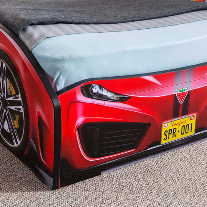 Spyder - Toddler Race Car Bed - Red