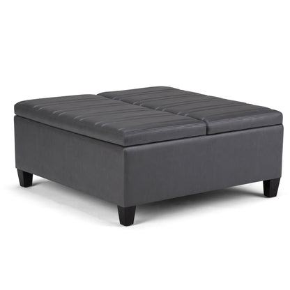 Ellis - Coffee Table Storage Ottoman Contemporary Design