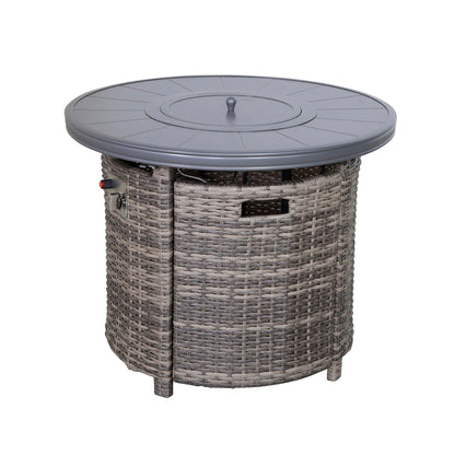 Outdoor Fire Pit Table With Lid