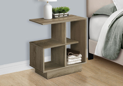 Accent Side Table, Narrow, Small, 3 Tier, Contemporary & Modern