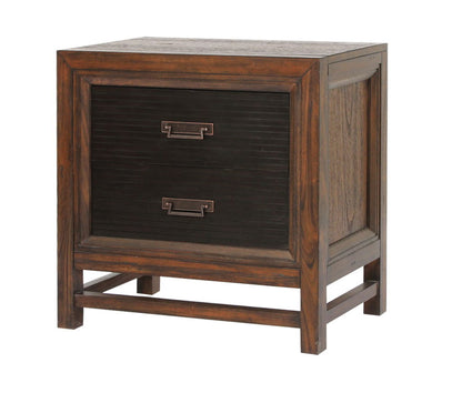 Branson - 2 Drawer Nightstand, Two Tone - Brown