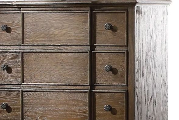 Baudouin - Weathered Chest - Oak