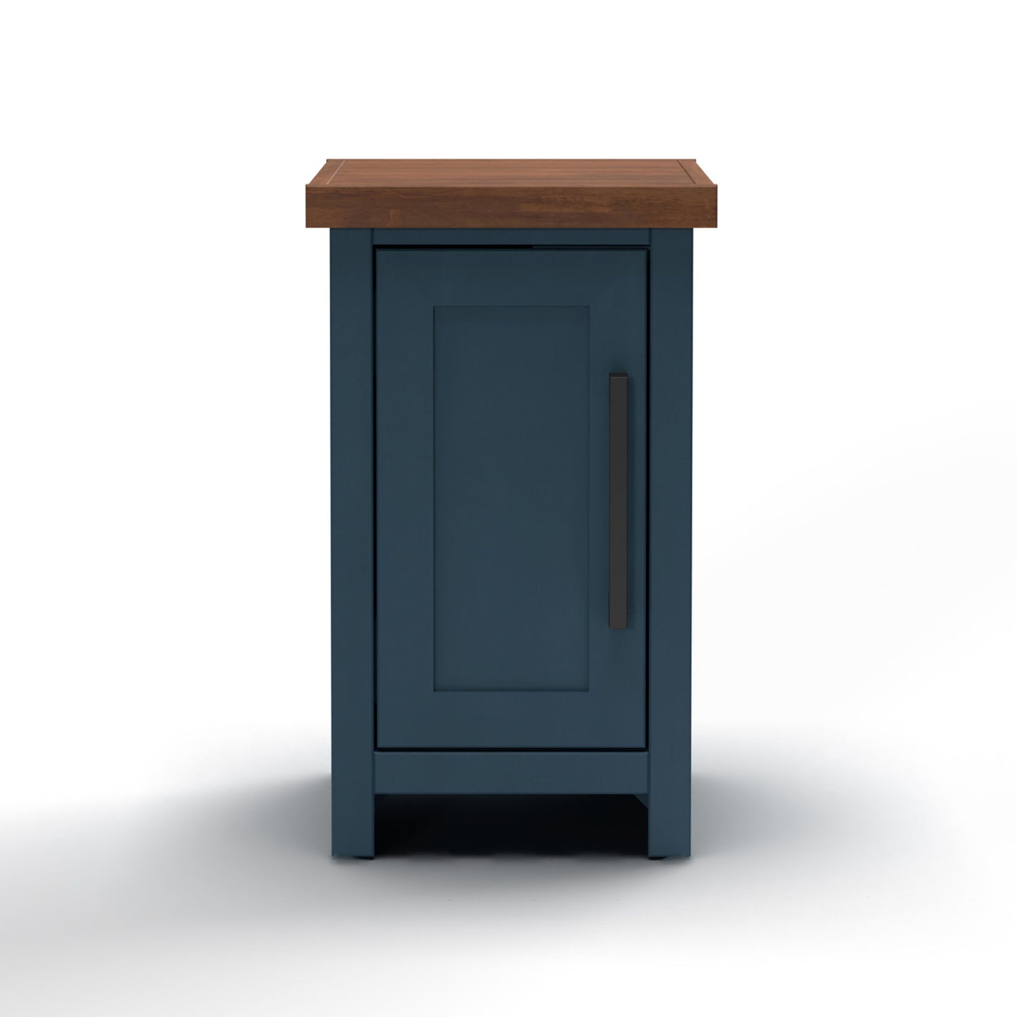 Nantucket - Chairside Table - Blue Denim, Whiskey