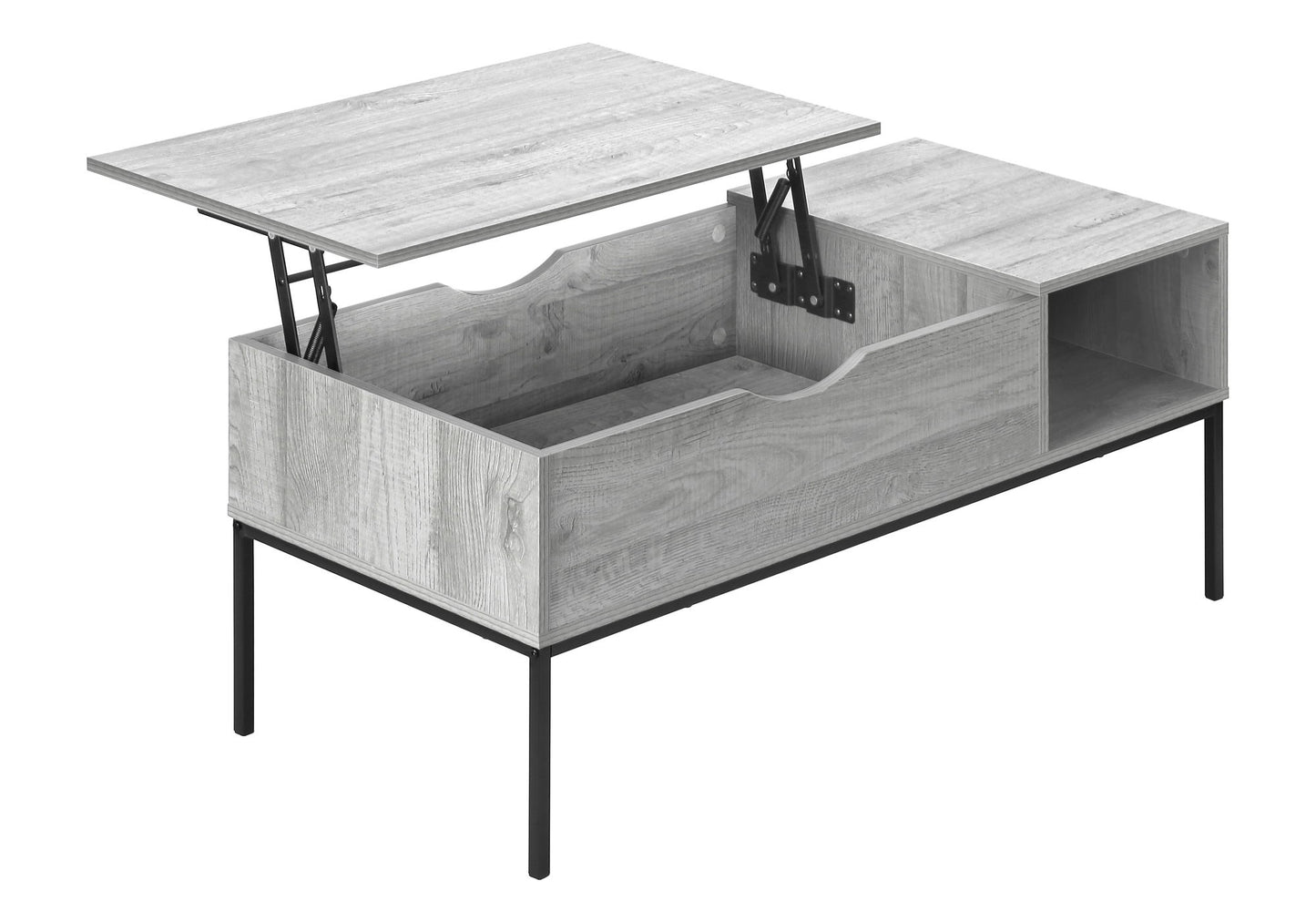 Table, Rectangular, Cocktail, Functional Lift-Top, Contemporary & Modern