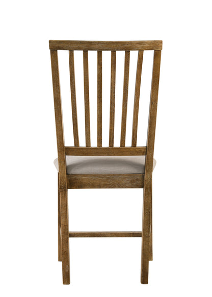 Wallace II - Side Chair (Set of 2) - Oak / Tan